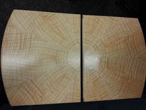 Lacewood Bedside Cabinets 4 small