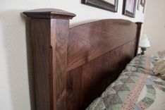 Solid Walnut Bed 3 small
