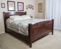Solid Walnut Bed 2 small