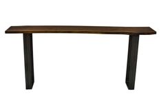 Live Edge Console Table, Walnut Entryway Table, With Metal Legs, Hallway Table, Foyer Table 2 small