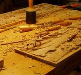 Butternut And Birch Custom Carved Entry Door 3 small