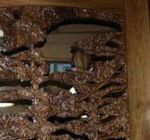 Carved Entry Door,Bald Eagle In Forest On Black Walnut. 3 small