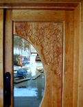 Birch Carving On Cherry Door 2 small