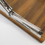 Teak Wall-Mount Fold Down Bench 3 small