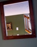 Walnut Mirror Mission Style 4 small