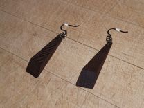 Exotic Wood Earrings 1 small