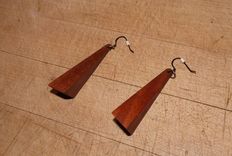 Exotic Wood Earrings 3 small