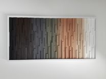 Modern Wood Wall Art Sculpture, Abstract Painting On Wood 6 small