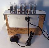 Elm Burl "Nixie" Tube Clock 2 small