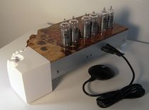 Amboyna Burl Nixie Tube Clock 2 small