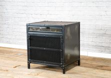 Industrial-Style Nightstand, Printer Stand,  Reclaimed Wood, End Table. 1 small