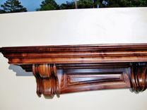 Gunstock Walnut Mantle 4 small