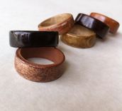 Bentwood Or Solid Hardwood Rings 1 small