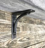 Super Heavy Duty Shelf Bracket. Mantel Bracket. Metal Hand Forged Farmhouse Rustic Bracket. 1 small