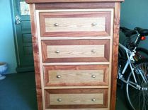 Oak And Mahogany Dresser 1 small