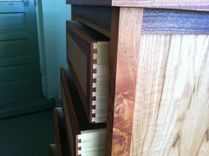 Oak And Mahogany Dresser 2 small