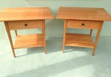 Cherry Bedside Tables (Ask About 'Green Piece' Option) 1 small