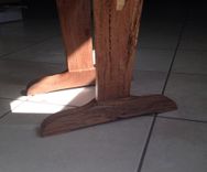 Modern Spalted Austrailian Pine End Table. 6 small