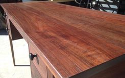 Black Walnut Desk (Ask About 'Green Piece' Option) 3 small