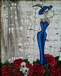 Madam Skeleton Oil Painting 2 small