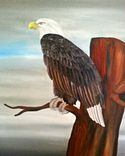 Majestic Eagle Oil Painting 2 small
