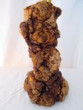 Unique Wooden Rustic Burl Pine Log Table Lamp Handcrafted Natural Wood Furniture Country Home Decor 5 small