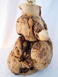 Burled Pine Wood Rustic Wooden Lamp - Handmade Rustic Wooden Lamp 3 small