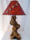 Twisted Cedar Juniper Rustic Table Lamp 1 small