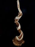 Juniper Wood Floor Lamp With Turquoise Inlay 2 small