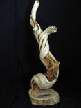 Floor Lamp Twisted Juniper Wood With Malachite Inlay 3 small