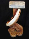 Western Saddle Display Stand, Made From Solid Twisted Juniper Wood And Blue Pine 5 small
