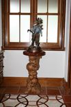 American Horse, Art Sculpture Pedestal Table 1 small