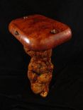 Not Afraid Of Pawnee, Art Sculpture Pedestal Table 4 small