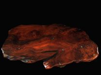 Live Edge Burled Redwood & Burl Pine Coffee Table With Turquoise Inlay 6 small