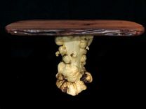 Curly Redwood Slab Tables 6 small