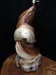 Rustic Twisted Juniper Log Table Lamp, Wood Home Decor 3 small