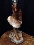 Rustic Twisted Juniper Log Table Lamp, Wood Home Decor 5 small