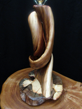 Twisted Juniper Log Table Lamp, Lodge Home Lighting 2 small
