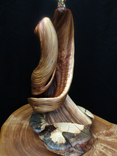 Twisted Juniper Log Table Lamp, Lodge Home Lighting 3 small