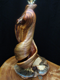Twisted Juniper Log Table Lamp, Lodge Home Lighting 5 small