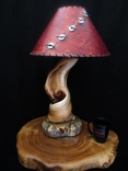 Juniper Log Table Lamp, Rustic Home Deco 1 small