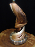Juniper Log Table Lamp, Rustic Home Deco 4 small