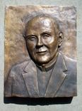 Bas-Relief Bronze Casting Of Father Lawler 2 small