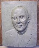 Bas-Relief Bronze Casting Of Father Lawler 3 small