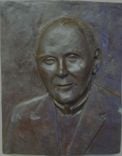 Bas-Relief Bronze Casting Of Father Lawler 4 small
