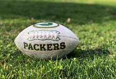 Green Bay Packers Crystallized Football Full Game Size Nfl Bling Genuine European Crystals Bedazzled 1 small