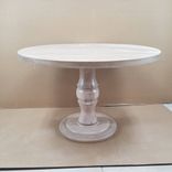 White Oak Dining Table With Cannonball Post 1 small