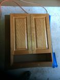 Cherry Bathroom Wall Cabinet And Mirror 1 small