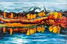 "Mountain Trees" 3 small