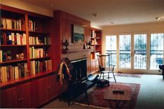 Cherry Cabinetry And Fireplace Surround 1 small